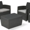 Brico Loungesets-Keter Balkon Loungeset Mia + Opbergbox 4-Delig