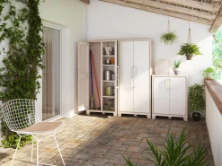 Keter Hoge Kast Guilliver Zand Beige|Brico