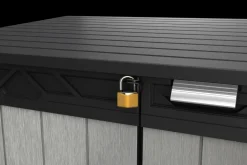 Brico Opbergboxen Tuin-Keter Opbergkast Elite-Store Pro Grijs 123,5X141X82Cm