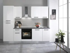 Keukenblok Giorgia 270Cm Mat Wit|Brico New