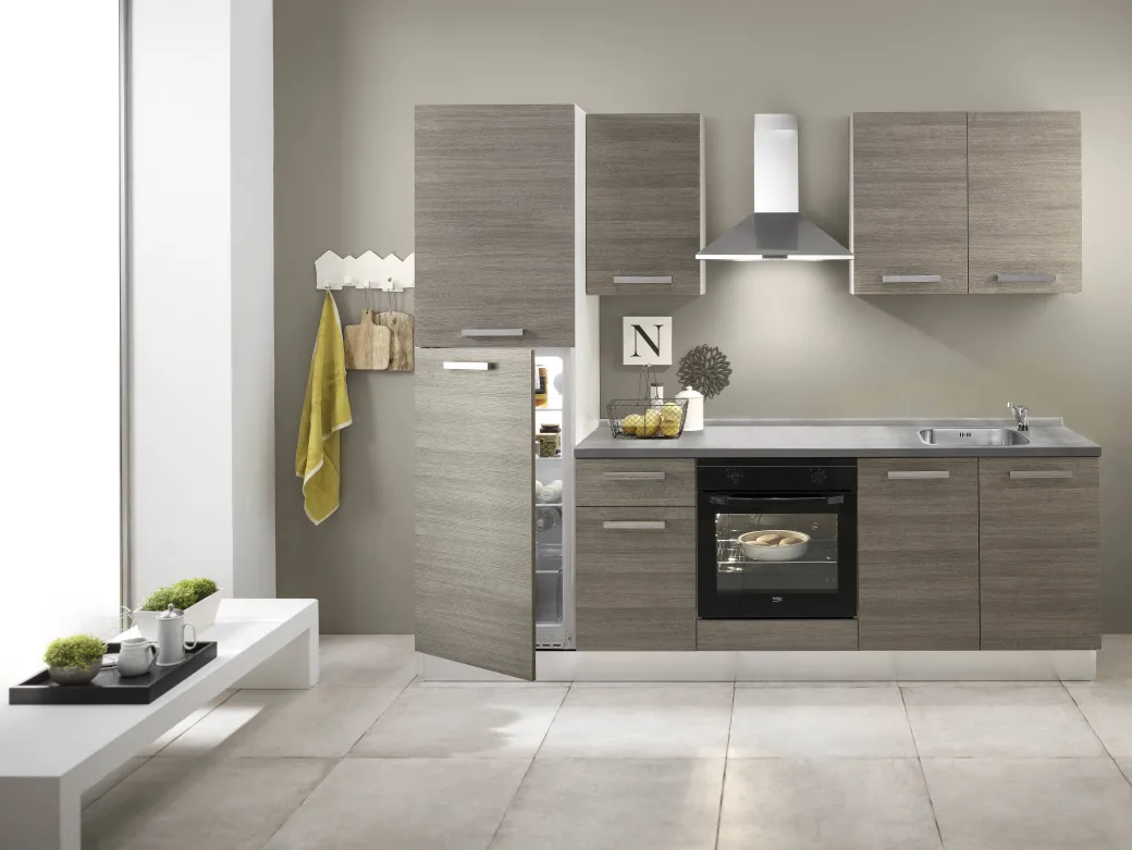 Keukenblok Guilia 250Cm Bruin|Brico Online