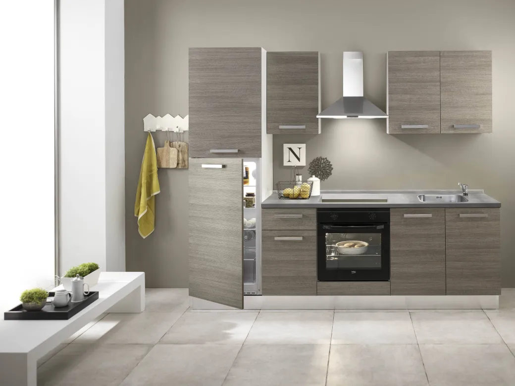 Keukenblok Guilia 250Cm Bruin|Brico Online