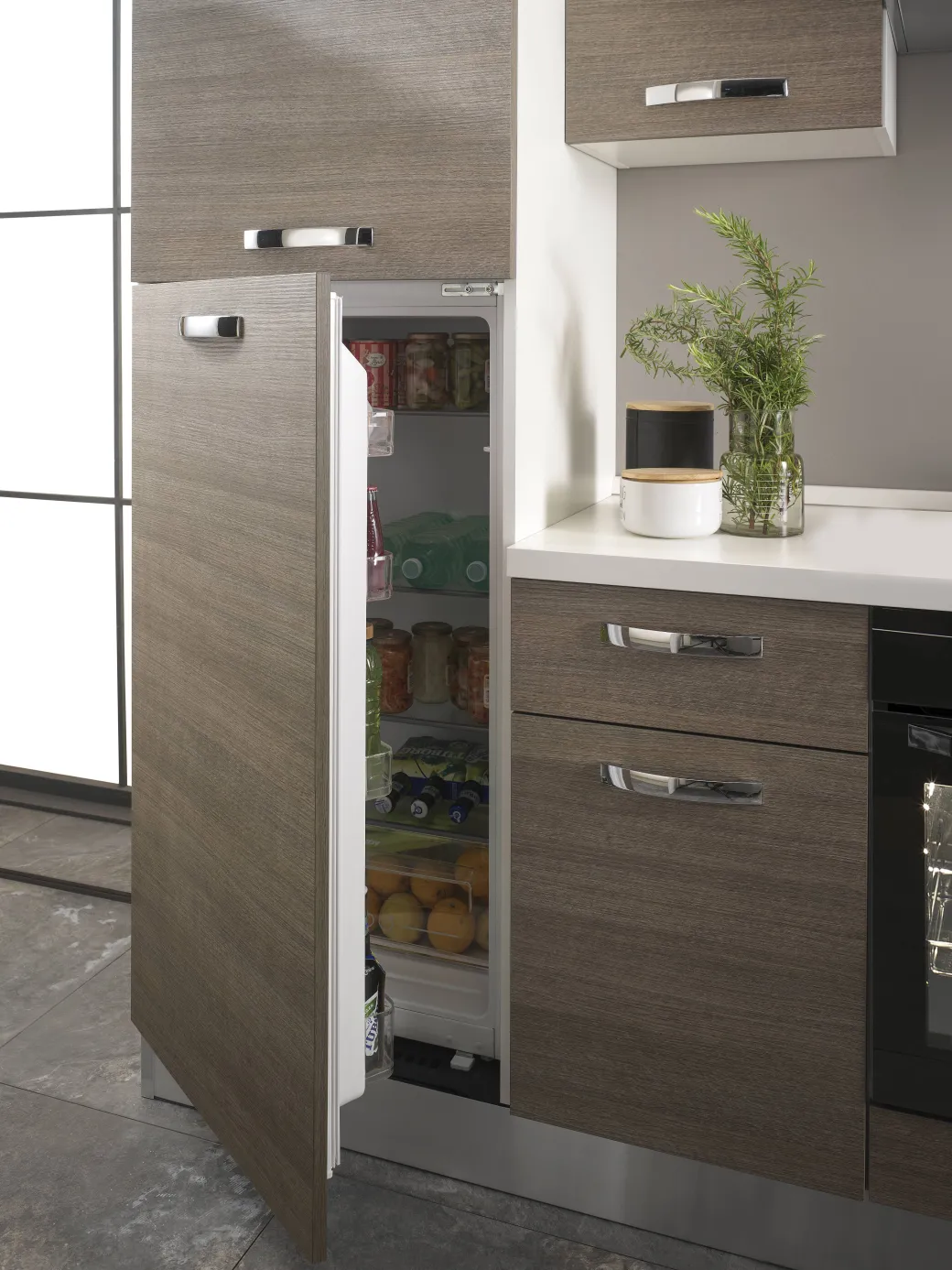 Keukenblok Sofia 250Cm Notenhout Bruin|Brico Sale