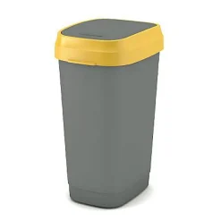 Kis Vuilsnisbak 'Dual Swing Eco' Geel En Grijs 50 L|Brico Clearance