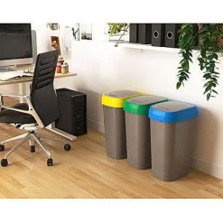 Kis Vuilsnisbak 'Dual Swing Eco' Groen En Grijs 50 L|Brico Online