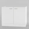 Klassik60 Spoeltafelkast 2 Deuren 82X100X60 Cm Excl Wastafel|Brico