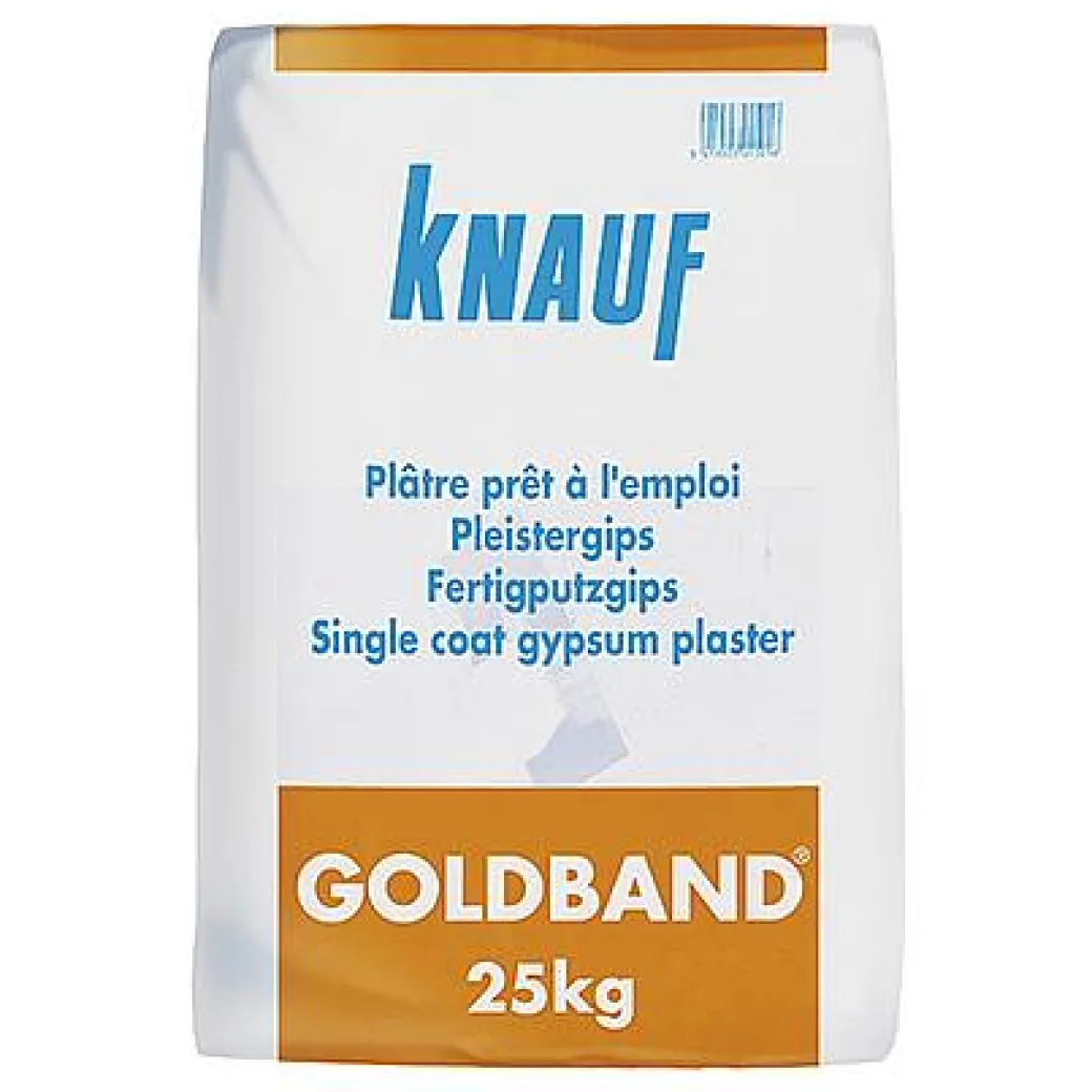 Knauf Gebruiksklaar Pleistergips 'Goldband' 25 Kg|Brico Outlet