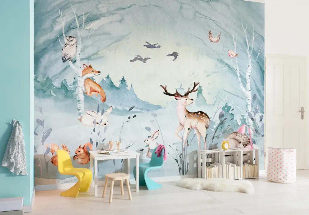 Brico Fotobehang-Komar Fotobehang Animal Sleepover