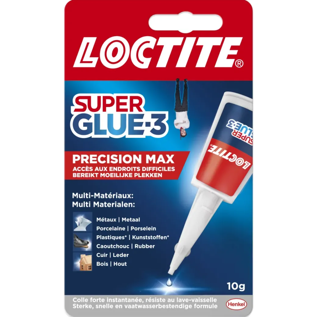 Brico Lijm- & Kitpistolen-Loctite Secondelijm Super Glue-3 Precision Max 10Gr