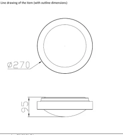 Lucide Plafondlamp Fresh Wit 27Cm E27|Brico Sale