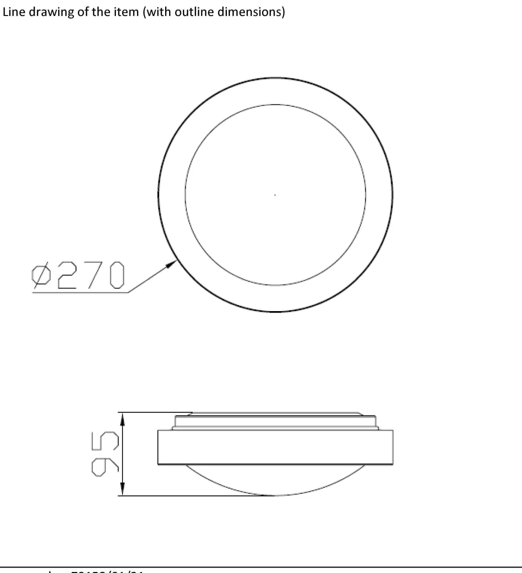 Lucide Plafondlamp Fresh Wit 27Cm E27|Brico Sale