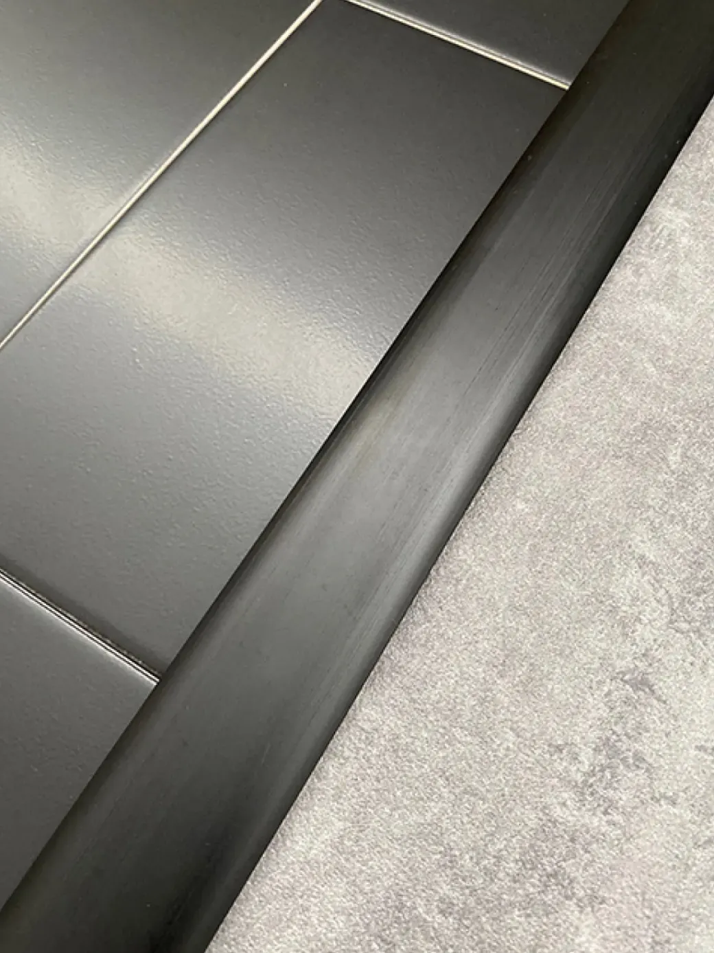 Brico Profielen-3M Universele Drempel Geborsteld Aluminium Zwart 37Mm/83Cm