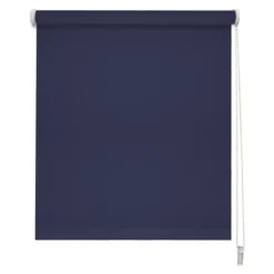 Brico Rolgordijnen-Madeco 1490 Verduisterend Rolgordijn Marineblauw 210X190Cm