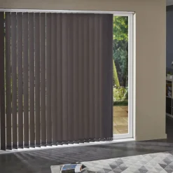 Brico Lamellen-Madeco 3394 Verticale Lamellen 5 Stuks 89Mm Lichtdoorlatend Donkergrijs 280Cm
