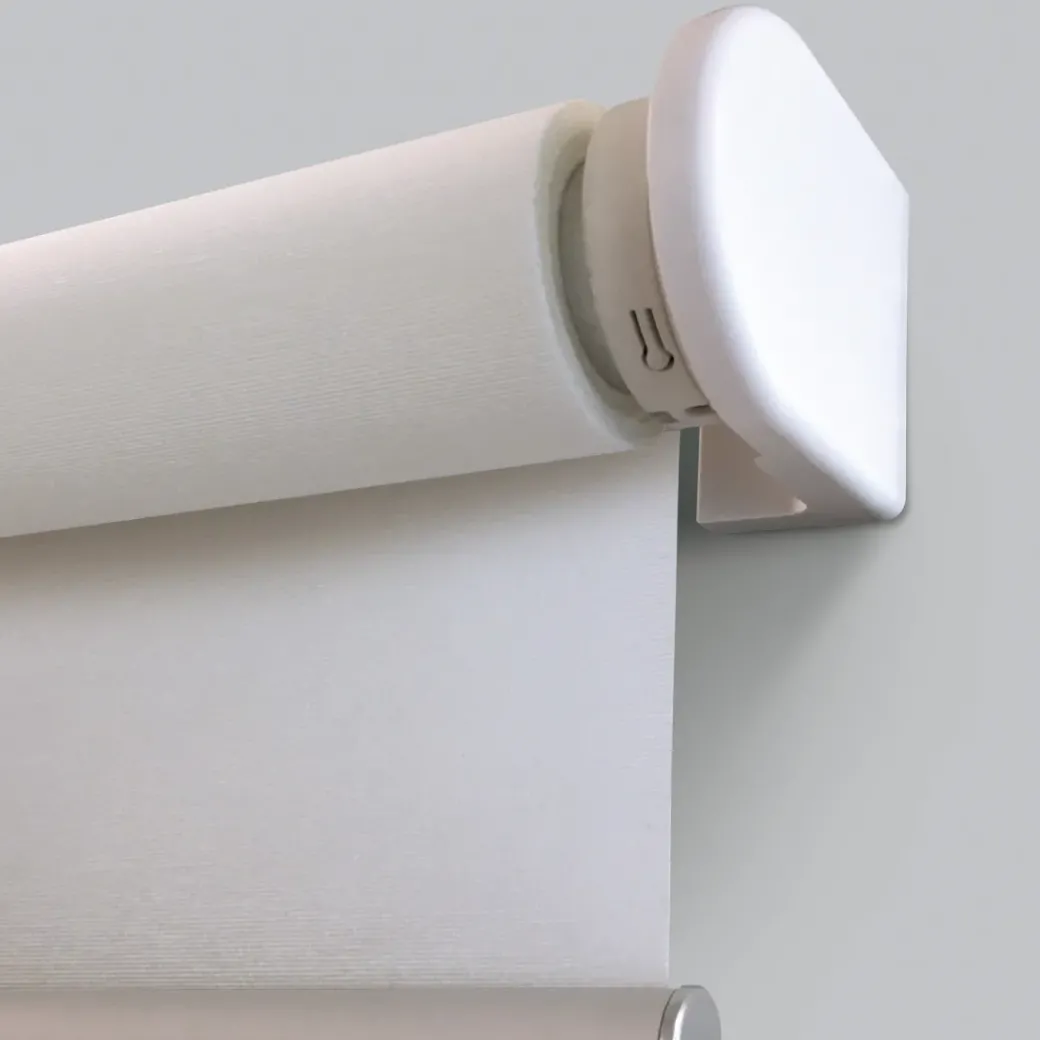 Brico Isolerende Raamdecoratie-Madeco Beige E-Roll Gemotoriseerd Screen Rolgordijn Beige 60X250Cm