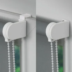Brico Isolerende Raamdecoratie-Madeco Manueel Lichtdoorlatend Rolgordijn Wit 1791 210X190Cm