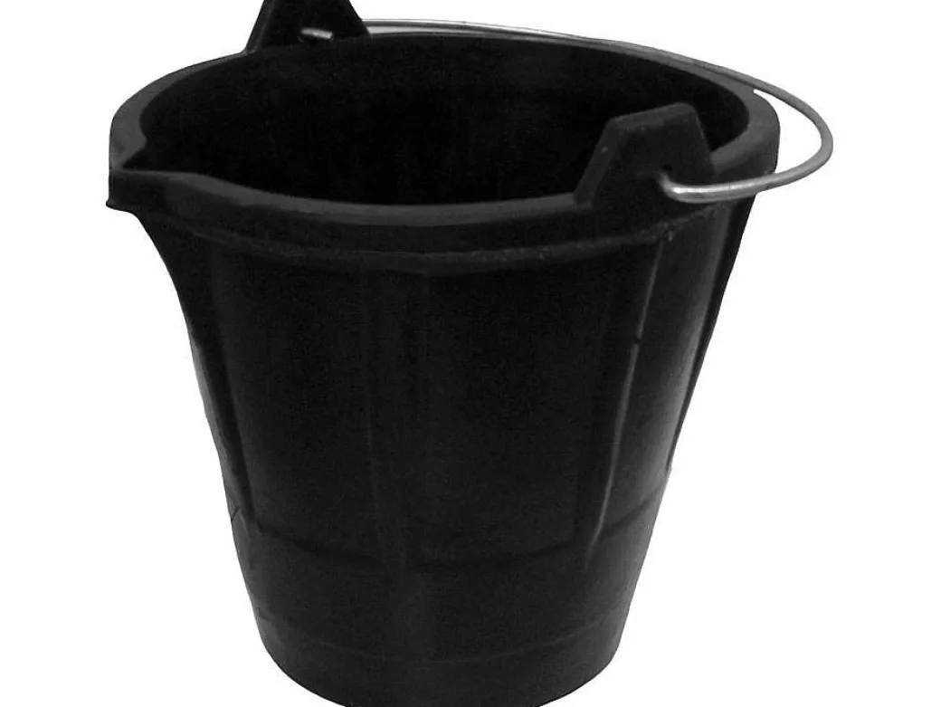 Martens Bouwemmer Met Tuit Rubber 12 Liter|Brico Best