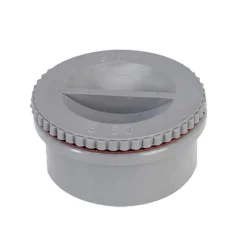 Martens Pvc Eindstop Met Schroefdeksel O80Mm Grijs|Brico Outlet