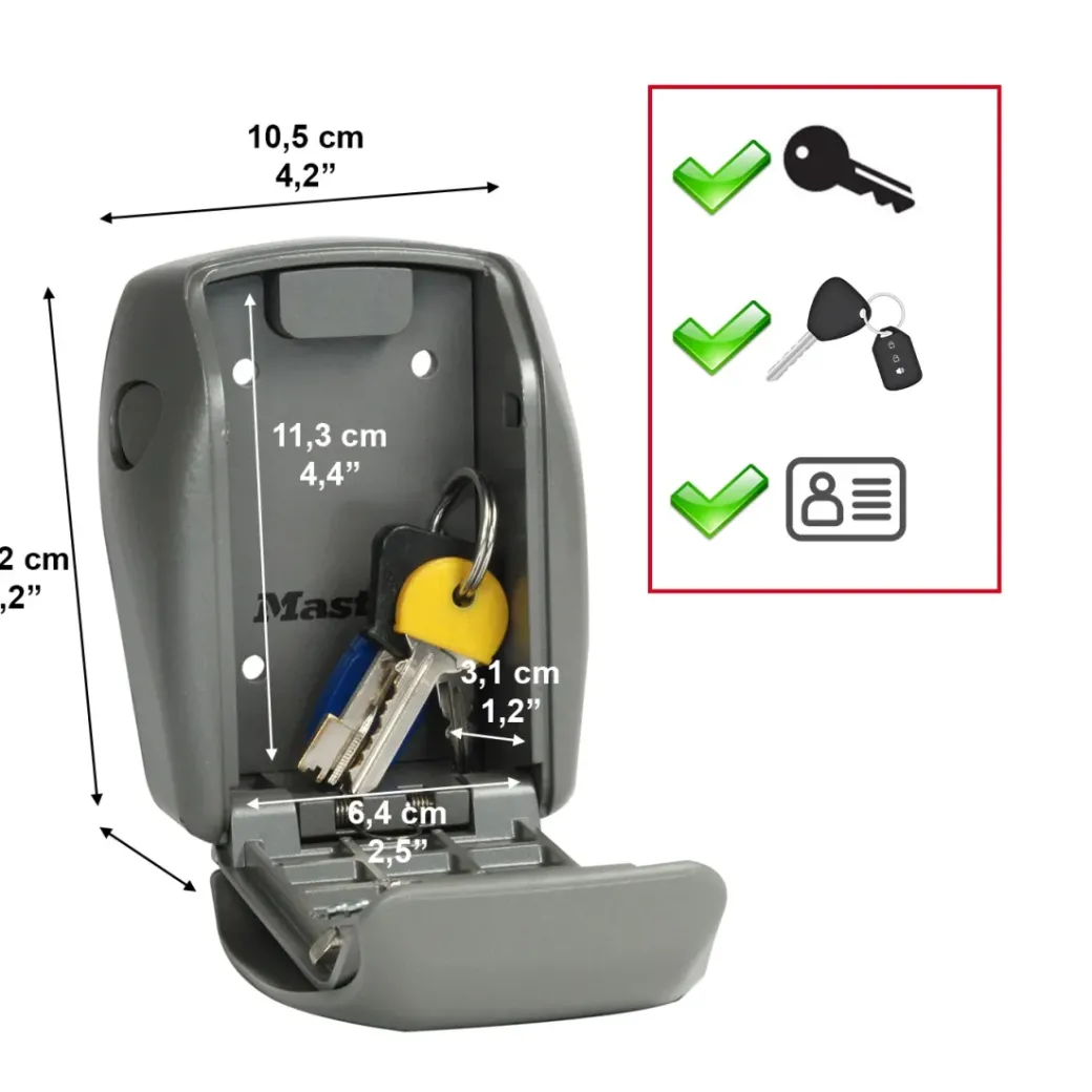 Brico Kluizen-Master Lock Miniveiligheidskoffer