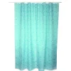 Msv Douchegordijn Wave Blauw 180Cm|Brico Discount