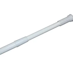 Msv Douchestang 110-200Cm Uitschuifbaar Wit|Brico Online
