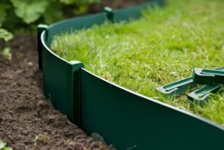 Brico Opsluitbanden & Boordstenen-Nature Grondpennen Voor Tuinborder Polyethyleen Groen 1,9X1,8X26,7Cm 10 Stuks