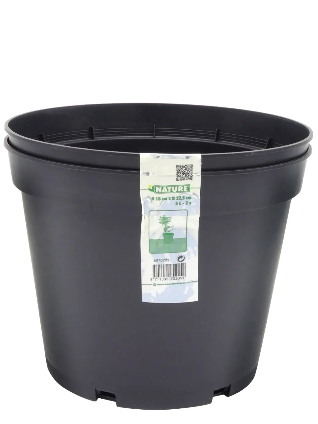 Brico Plantenpotten En -Bakken-Nature Tuinplantcontainers 5L H18Xo22,5Cm 2 Stuks