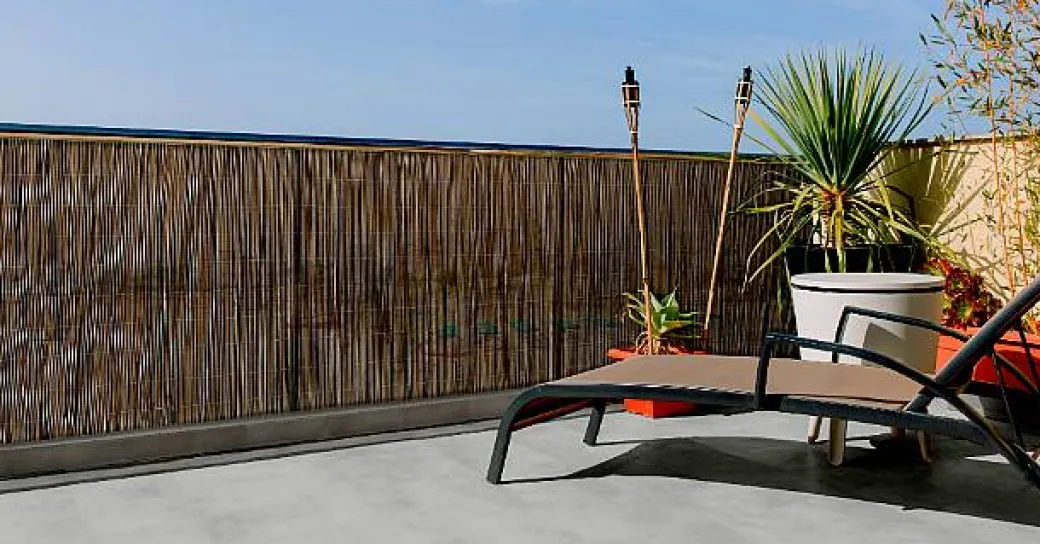 Nortene Tuinscherm Fency Kastanjebruin 1X3M|Brico Best