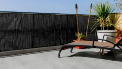 Brico Tuinschermen En Poorten-Nortene Tuinscherm Fency Antraciet 1,5X3M