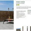 Nortene Tuinscherm Fency Bruin Kunststof 1,5X3M|Brico Clearance