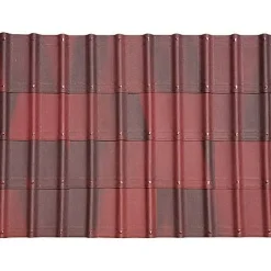 Onduvilla 'Onduline' Dakbedekking Rood Gevlamd 106 X 40 X 6 Cm|Brico New