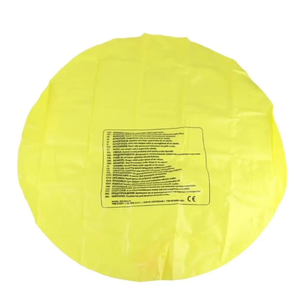 Brico Waterspeelgoed-Orange85 Watermat Met Fontein Waterspeelmat Geel 80Cm Kunststof
