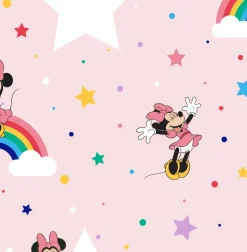Brico Behang Kinderkamer-Papierbehang Rainbow Minnie