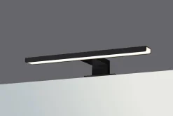 Parma Ledverlichting Spiegel 30Cm Zwart|Brico Hot