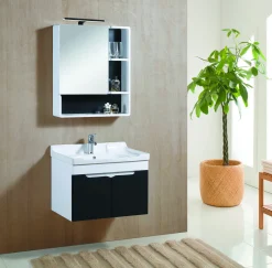 Parma Ledverlichting Spiegel 30Cm Zwart|Brico Hot