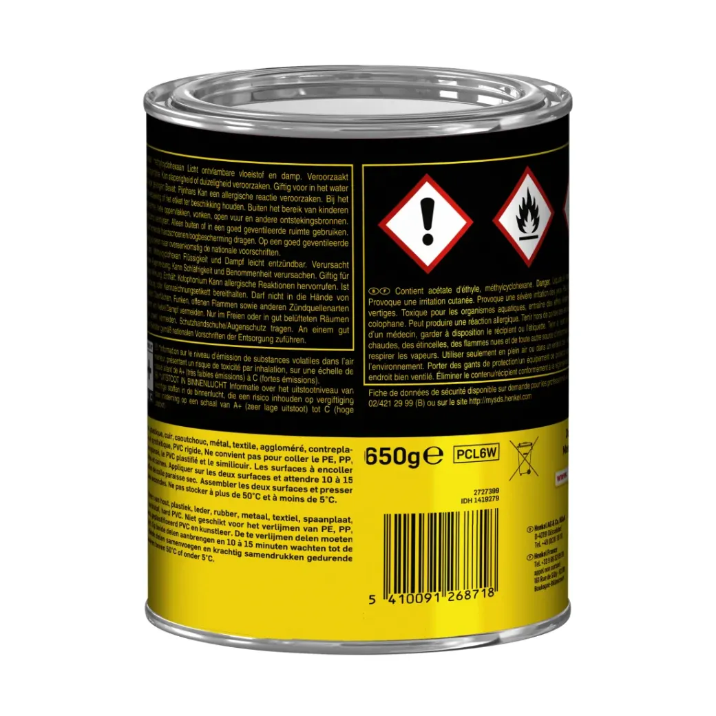 Brico Lijm- & Kitpistolen-Pattex Contactlijm Vloeibaar 650Gr