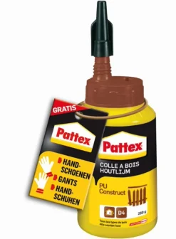 Brico Lijm- & Kitpistolen-Pattex Houtlijm Pu-Construct 250Gr