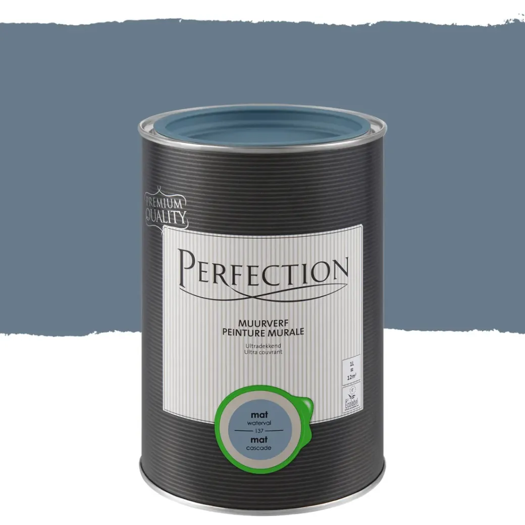 Brico Muurverf-Perfection Ultradekkende Muurverf Waterval Mat 1L