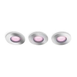 Philips Hue Inbouwspot Xamento Chroom 9,3Cm Gu10 5,7W 3 Stuks|Brico Sale