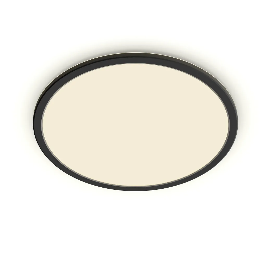 Philips Plafondlamp Superslim Zwart O30Cm 18W|Brico