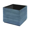 Brico Plantenpotten En -Bakken-Plantenbak Acaciahout Vierkant 35X35Cm Grijs Geborsteld