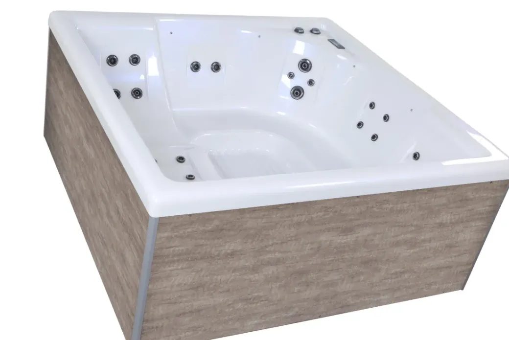 Brico Spa En Jacuzzi-Poolstar Spa Acrylique Square 5 Personen