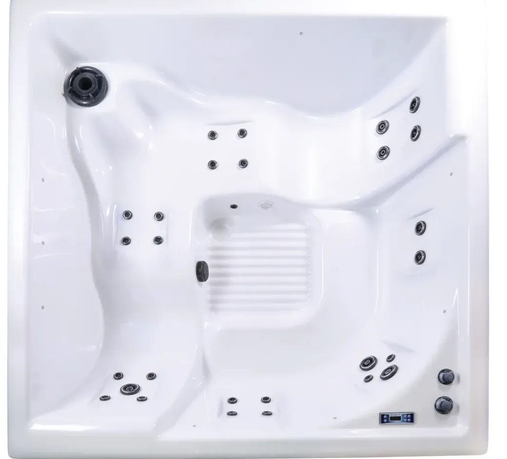 Brico Spa En Jacuzzi-Poolstar Spa Acrylique Square 5 Personen