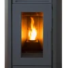 Brico Pelletkachels<Qlima Pelletkachel Viola 100S-Line Black 8,9Kw