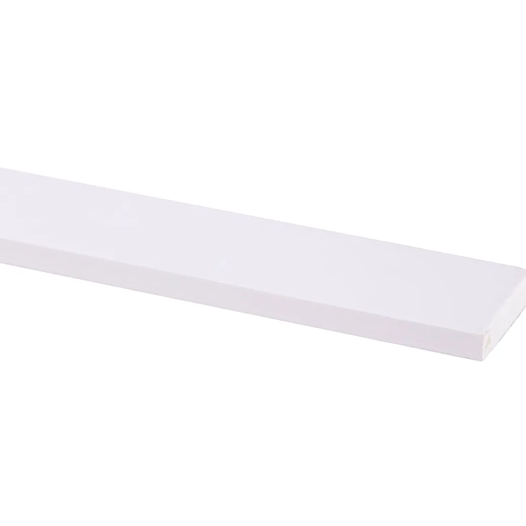 Schaaflat Grenen Gegrond Wit 9,5X45Mm 270Cm|Brico New