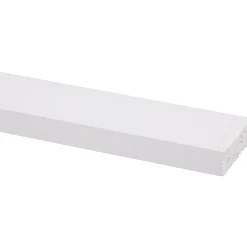 Schaaflat Grenen Gegrond Wit 16X45Mm 270Cm|Brico Best