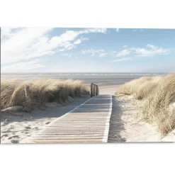 Schilderij Pad Door De Duinen Blauw 90X60Cm|Brico Sale