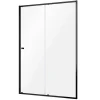 Sealskin Contour Schuifdeur Voor Nis 140Cm, 200Cm Hoog |Zwart 6Mm Helder Veiligheidsglas|Brico New