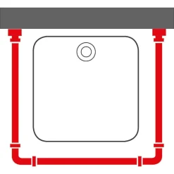 Sealskin Easy Roll Douchegordijnstangset 90X90X90Cm Wit|Brico Discount