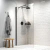 Sealskin Hooked Inloopdouche Type A3 120X200Cm| 6Mm Helder Veiligheidsglas Met Antikalklaag Matzwart|Brico Clearance